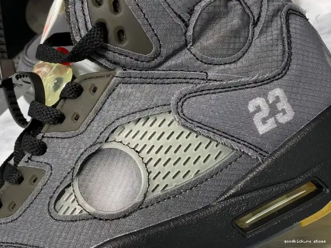 Air CT8480-001 Jordan 5 Off-White x Black 0505